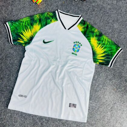 Brazil Home 2026 World cup Half Sleeve premium National Team Football Jersey (Logo Embroidery)