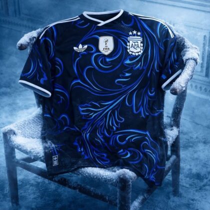 Argentina 2026 World Cup Away Jersey – Player Edition – Half Sleeve