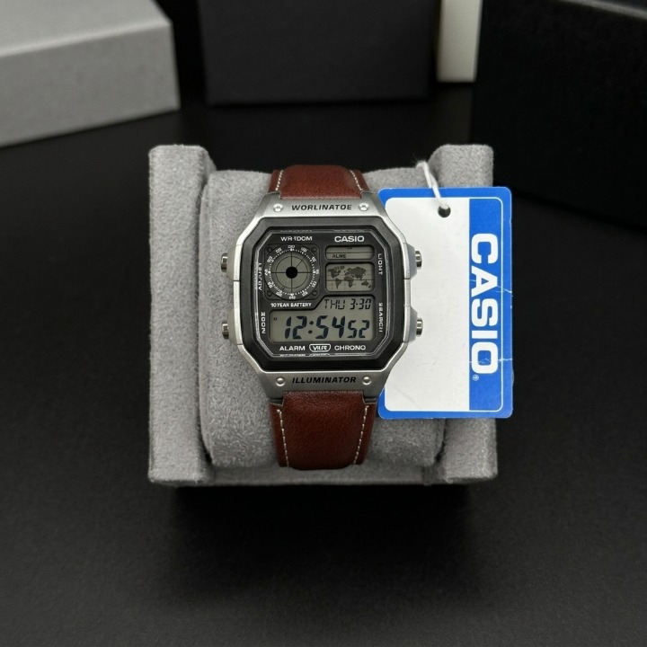 CASIO ILLUMINATOR LEATHER STRAP PREMIUM WATCH - Image 5