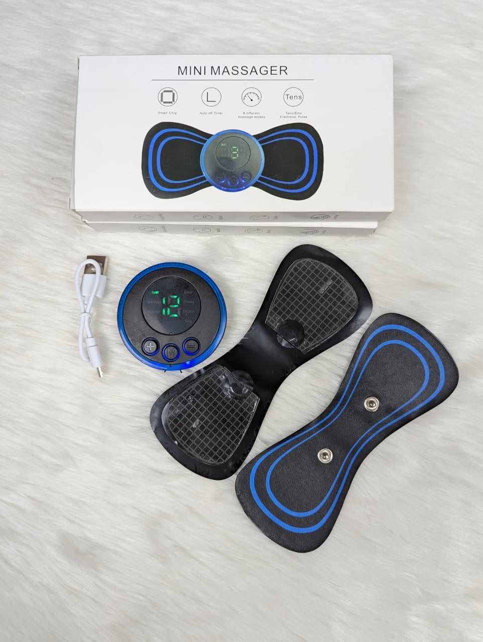 Smart Mini Neck Massager Portable Electronic Stick Double - Image 2